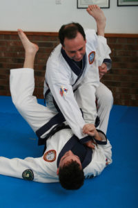Master Marsh finishing take down from a round house kick
